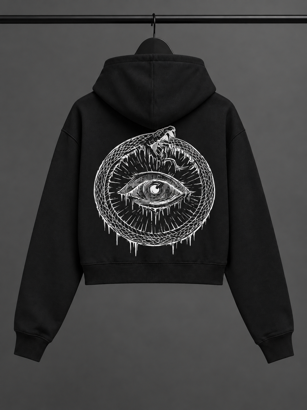 $ERPENT CROP HOODIE