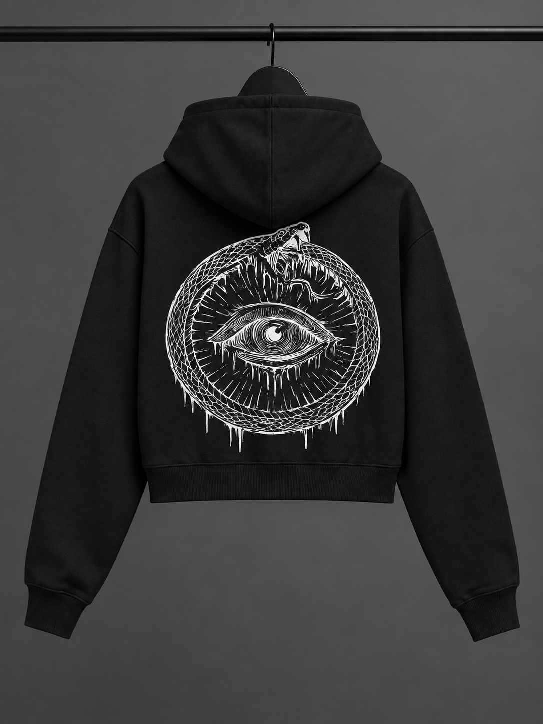 $ERPENT CROP HOODIE