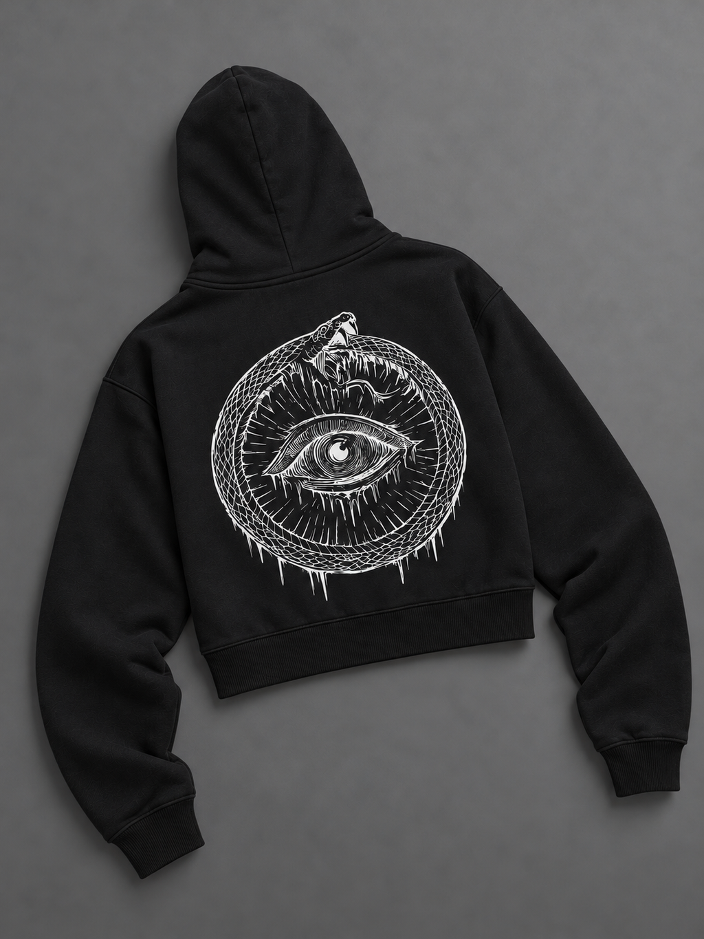 $ERPENT CROP HOODIE